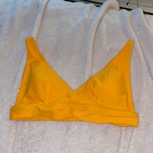 Worn ONCE! Orange bikini top.